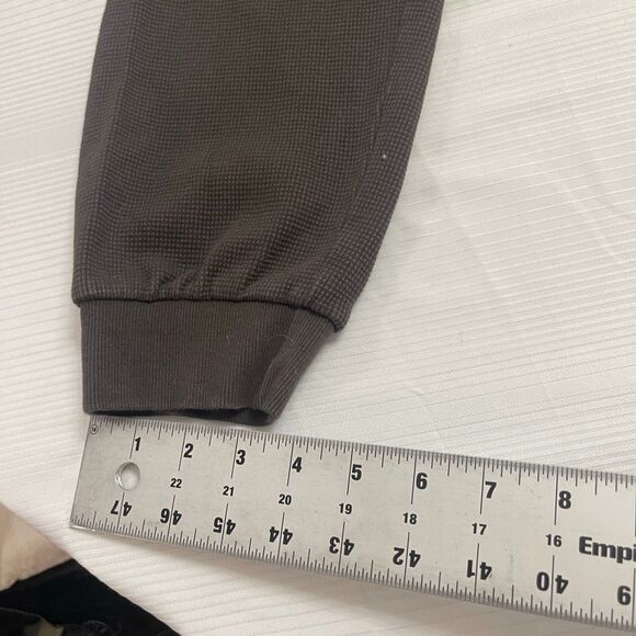 Perfect White Tee Brown Waffle Knit Joggers Sweatpants Size Medium - Picture 7 of 8